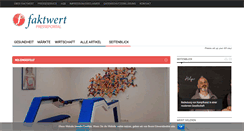 Desktop Screenshot of faktwert.de