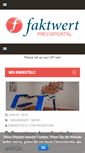 Mobile Screenshot of faktwert.de
