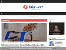 Tablet Screenshot of faktwert.de